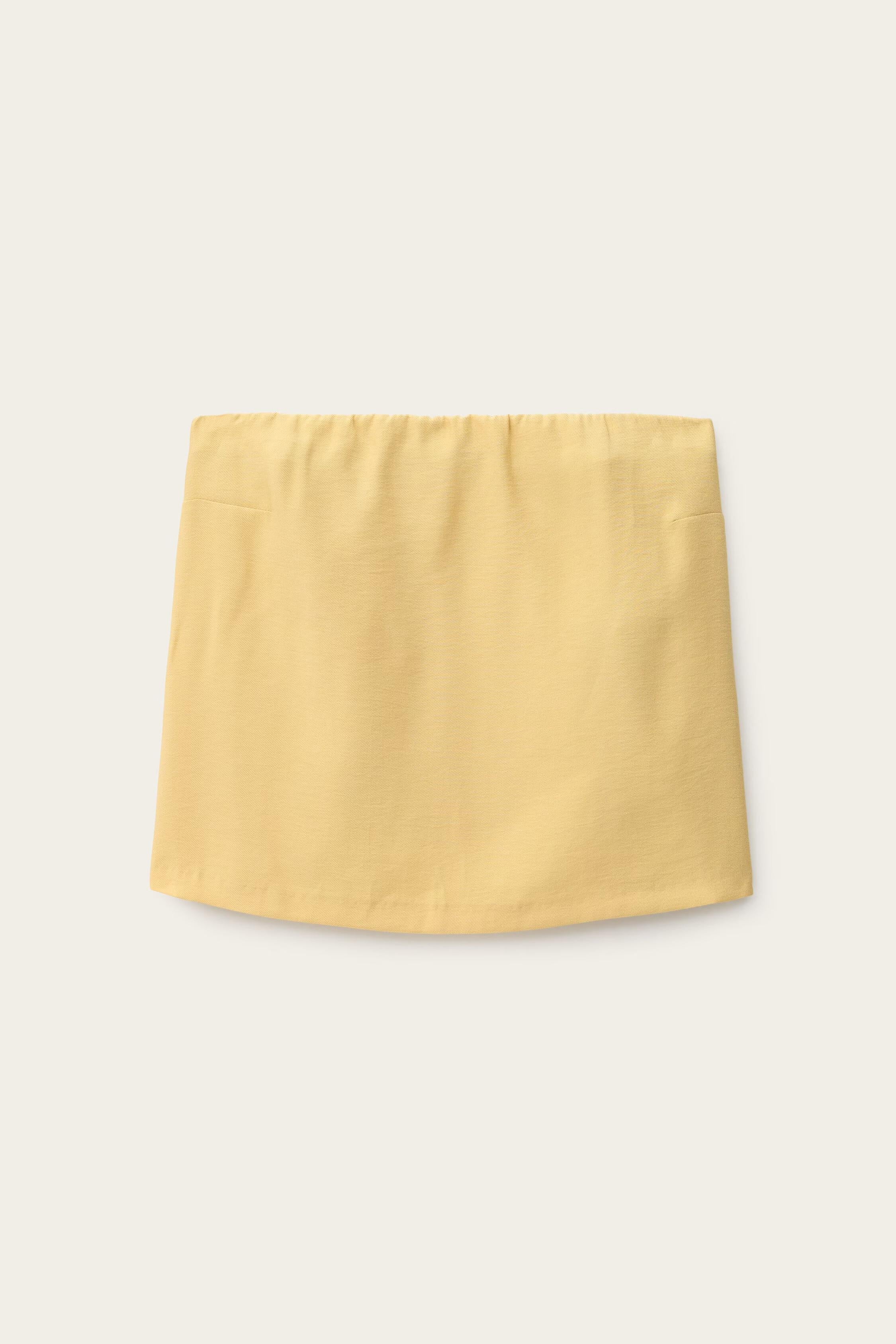 Strapless Bustier Top Deborah Yellow | ba&sh Clothing