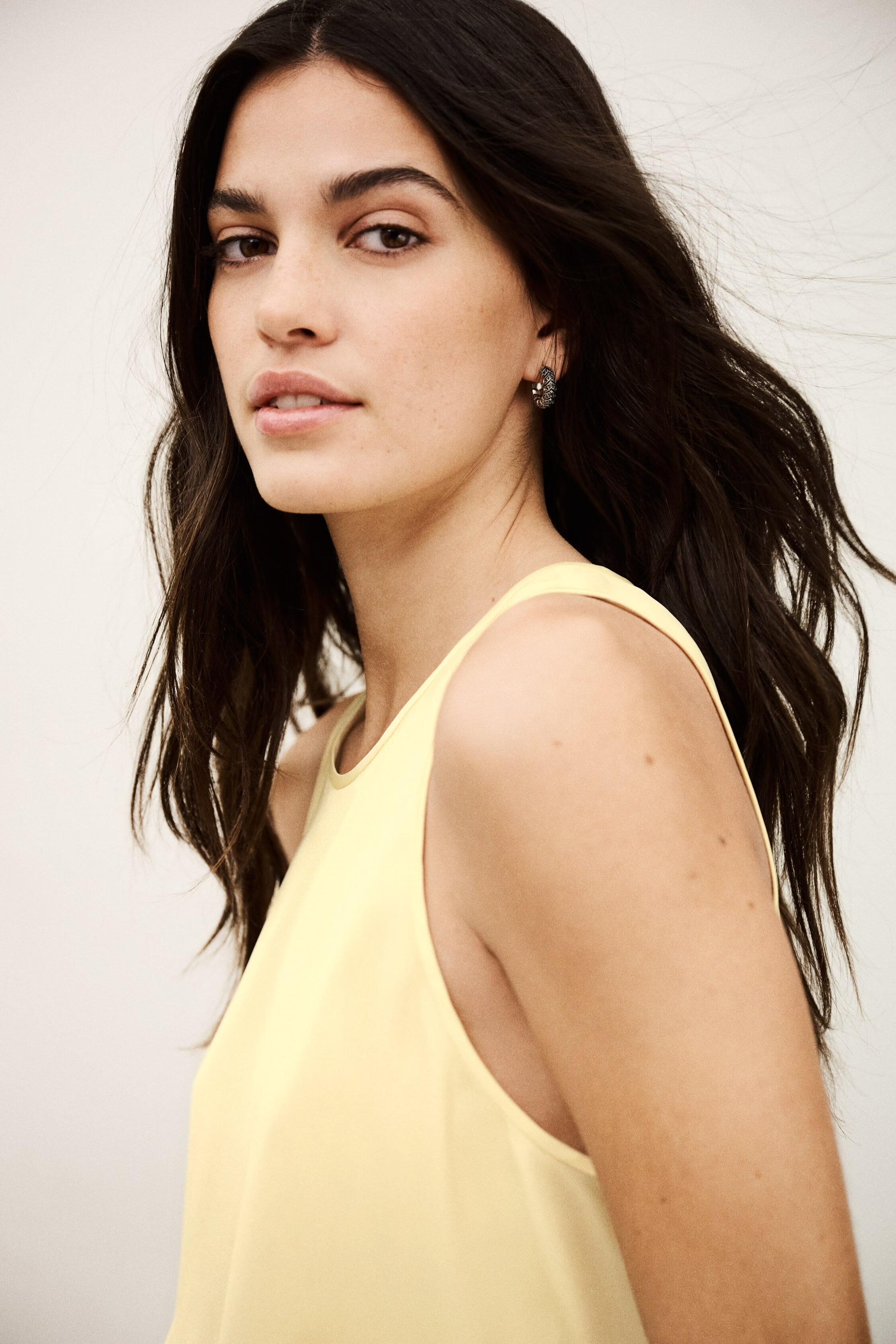 Sleeveless Top Cedi Yellow | ba&sh Clothing