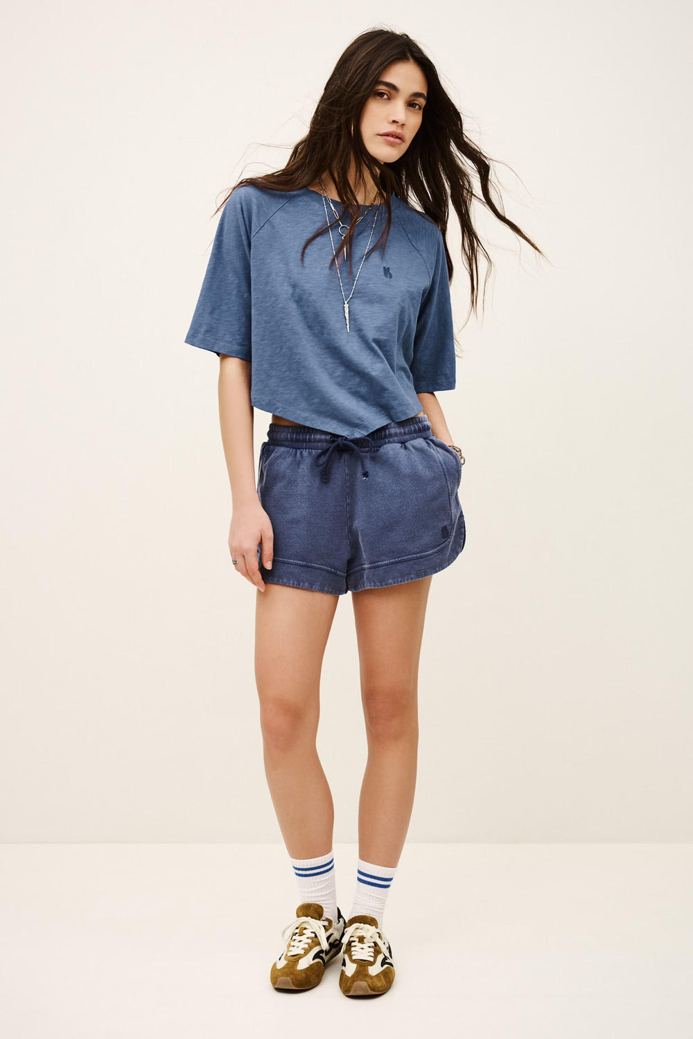 Cotton T-Shirt Vany Blue | ba&sh Clothing