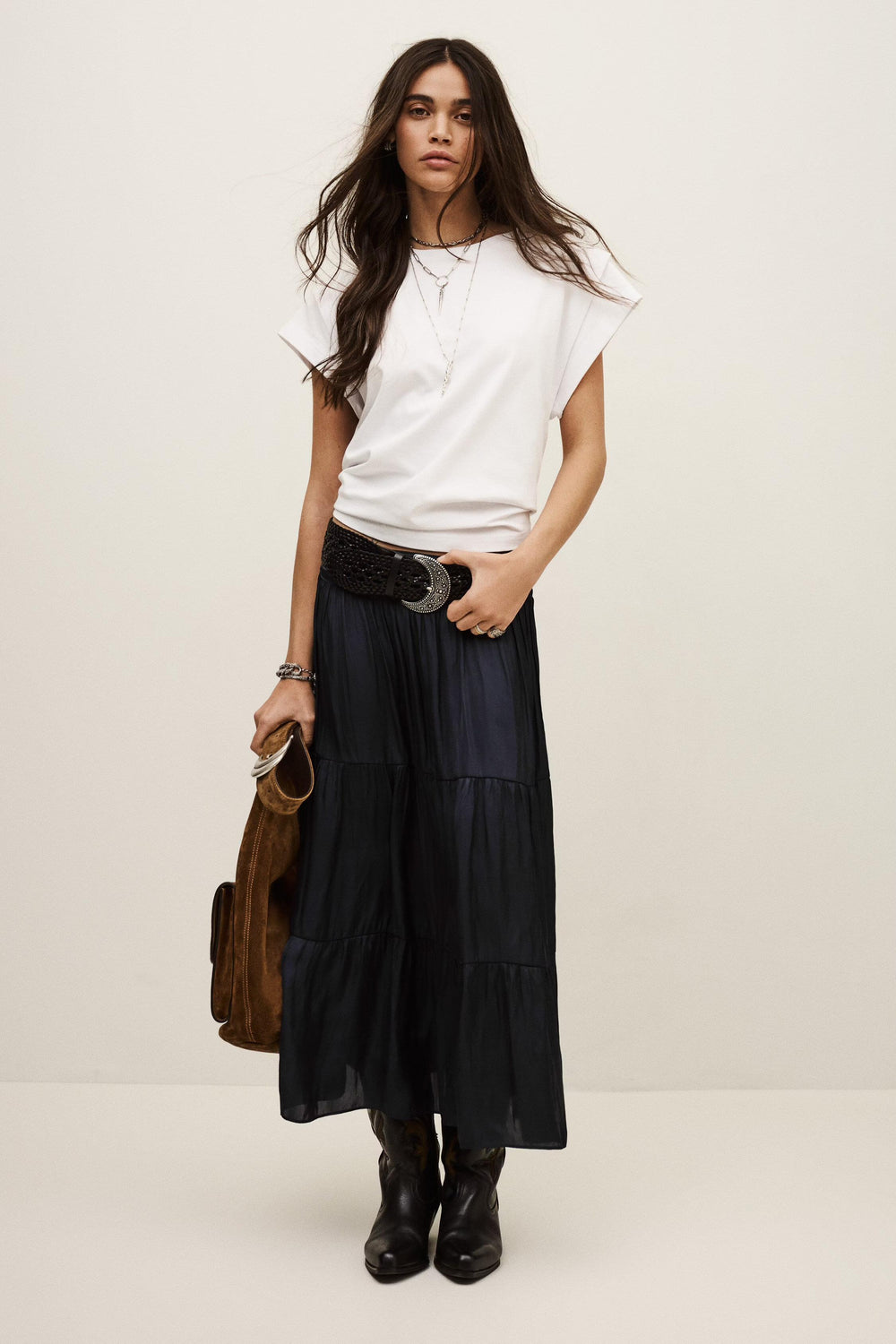 Skirt Camyla Blue | ba&sh Clothing