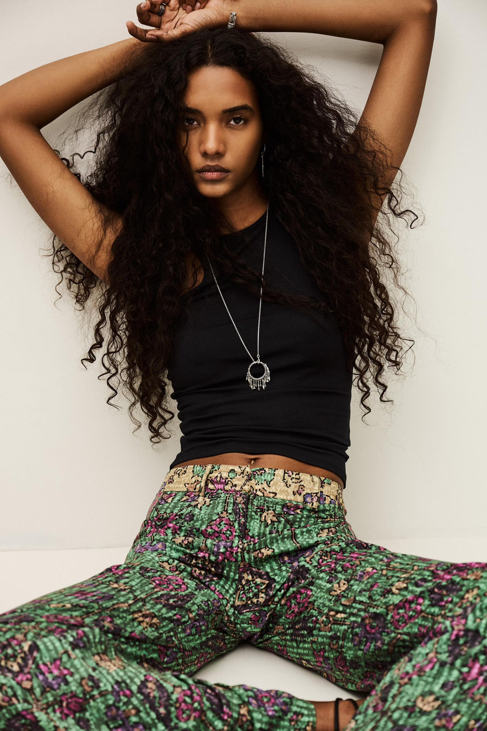 Wide-Leg Pants Pali Green | ba&sh Clothing