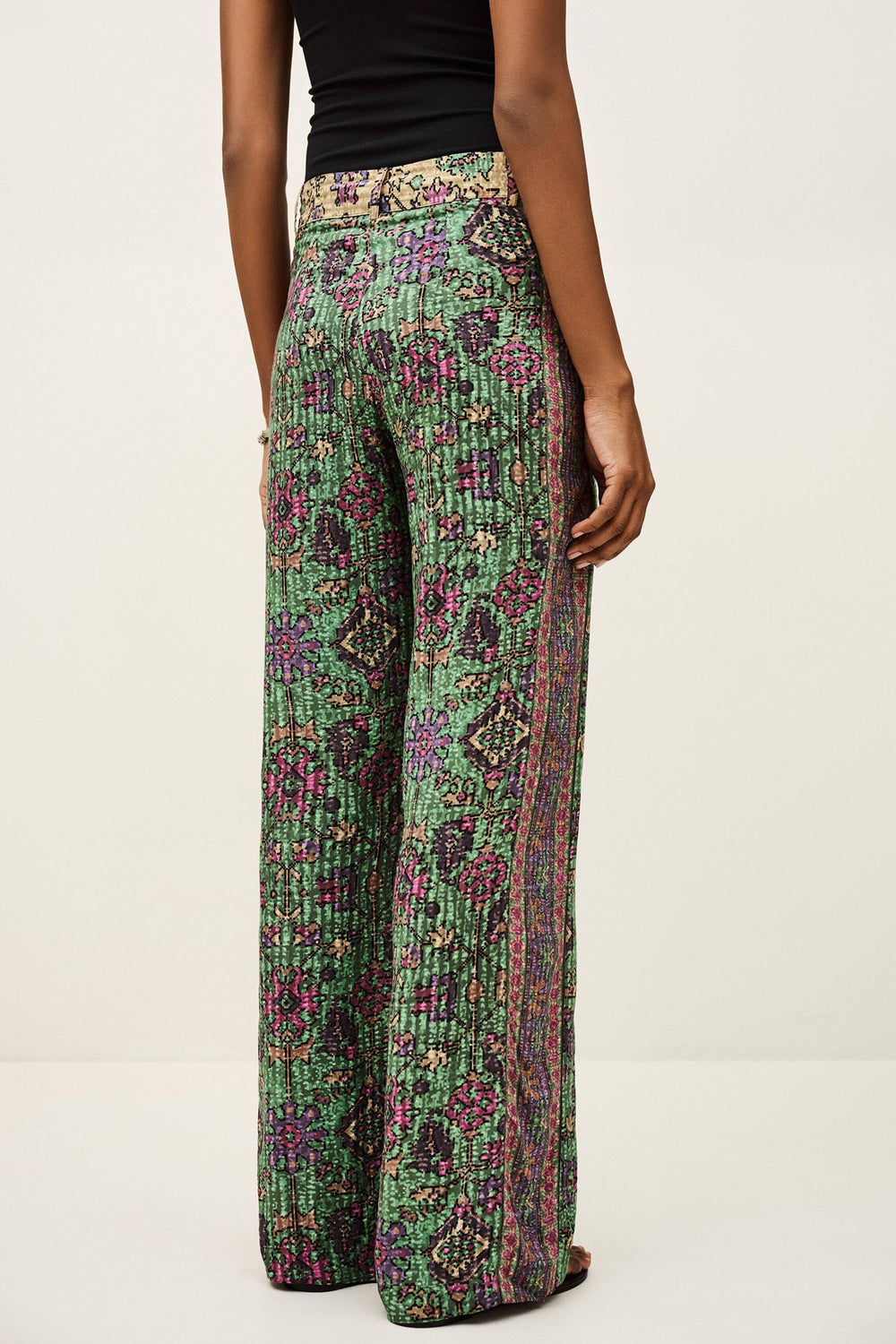 Wide-Leg Pants Pali Green | ba&sh Clothing