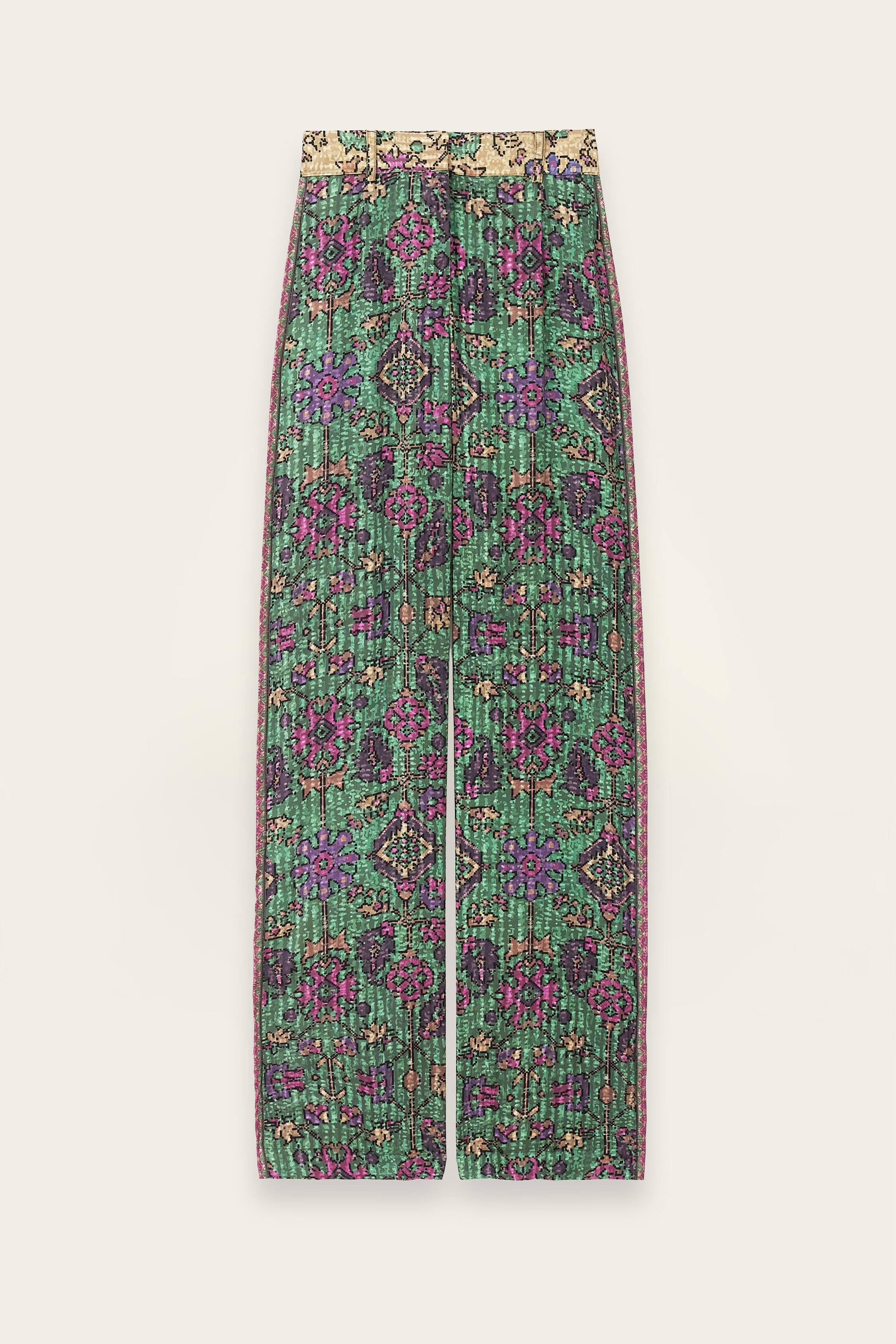 Wide-Leg Pants Pali Green | ba&sh Clothing