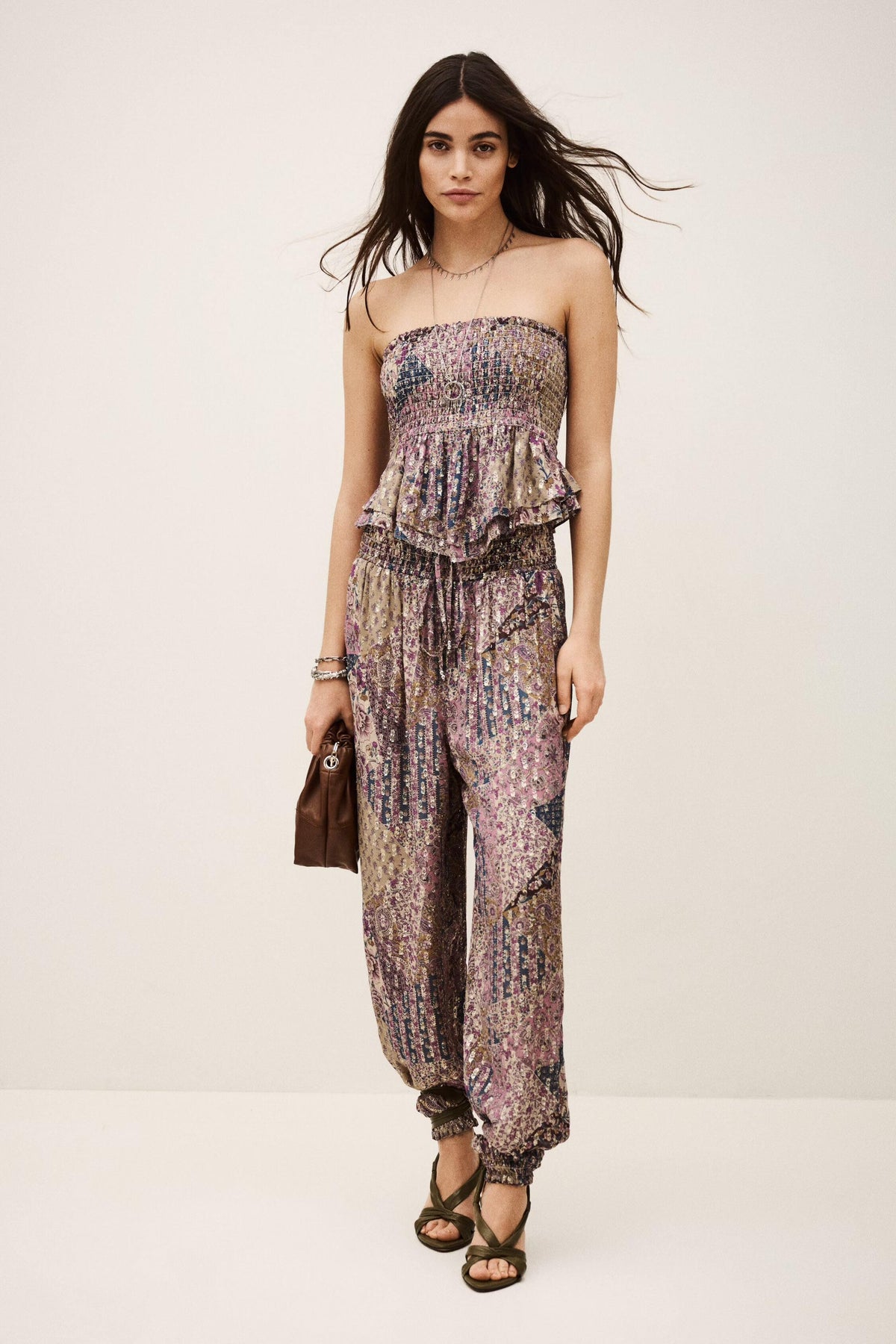 Wide-Leg Pants Parsy Pink | ba&sh Clothing