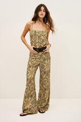 Wide-Leg Pants Pali Yellow | ba&sh Clothing