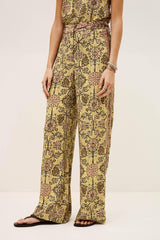 Wide-Leg Pants Pali Yellow | ba&sh Clothing