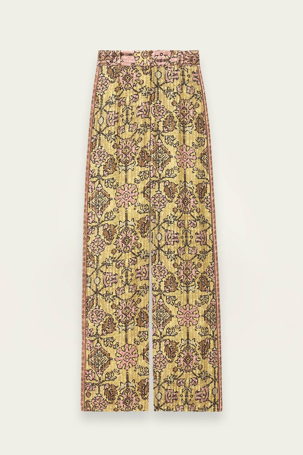 Wide-Leg Pants Pali Yellow | ba&sh Clothing