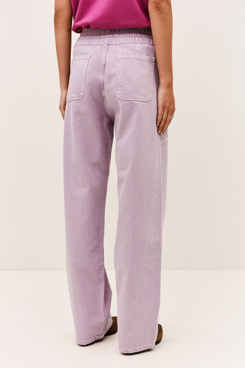 Wide-Leg Pants Fima Purple | ba&sh Clothing