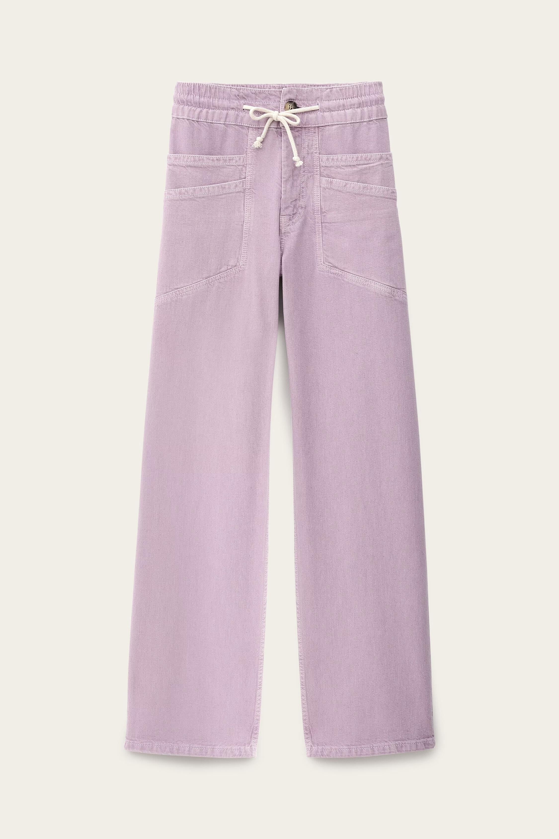 Wide-Leg Pants Fima Purple | ba&sh Clothing