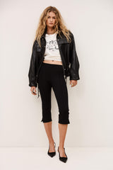 High-Waisted Pants Capria Black | ba&sh Clothing