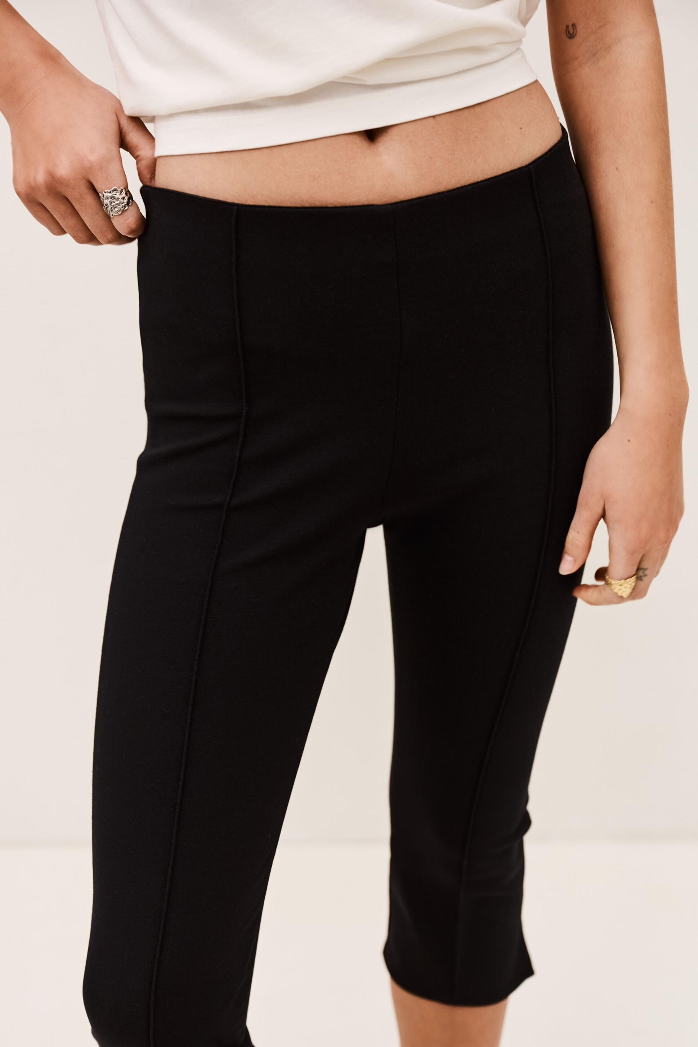 High-Waisted Pants Capria Black | ba&sh Clothing