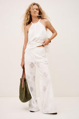 Wide-Leg Pants Mike Off-White | ba&sh Clothing