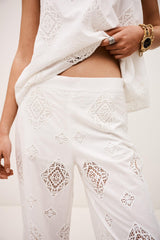 Wide-Leg Pants Mike Off-White | ba&sh Clothing