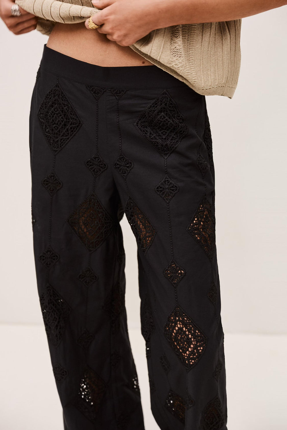 Wide-Leg Pants Mike Black | ba&sh Clothing