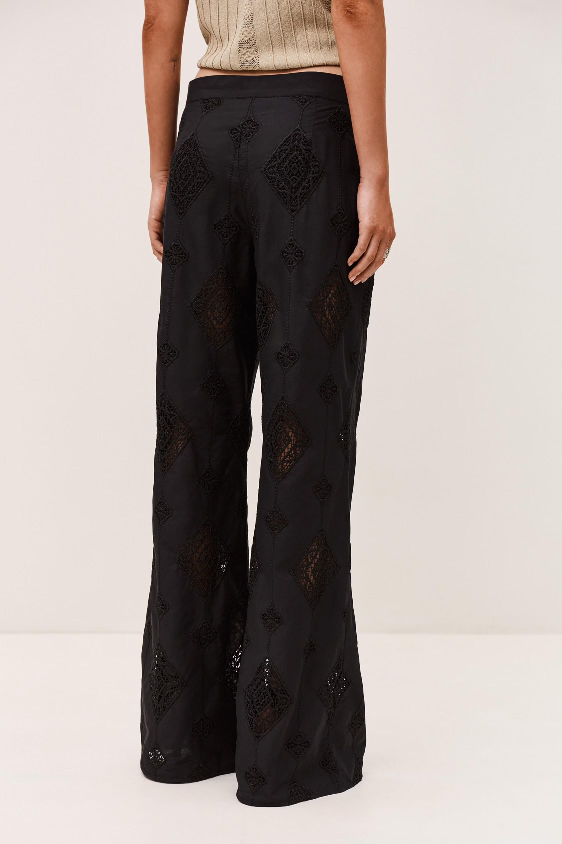 Wide-Leg Pants Mike Black | ba&sh Clothing