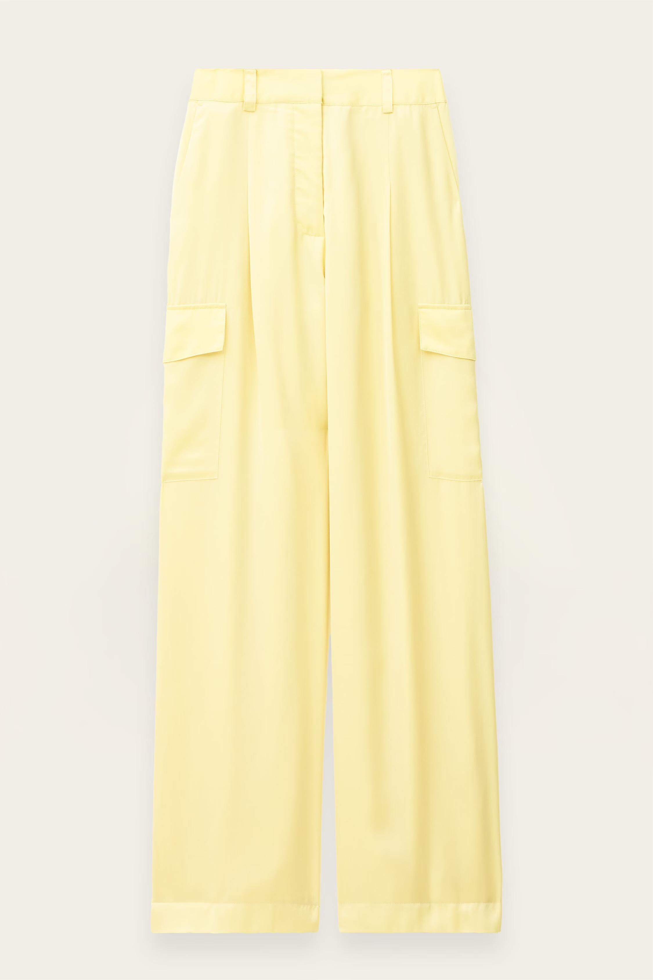 Wide-Leg Cargo Pants Cary Yellow | ba&sh Clothing
