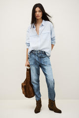 Premium Straight-Fit Jeans Mally Blue | ba&sh Clothing