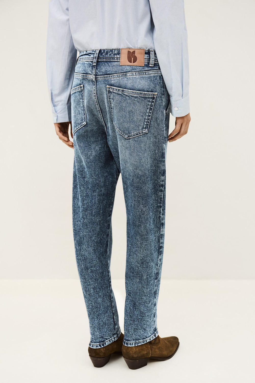 Premium Straight-Fit Jeans Mally Blue | ba&sh Clothing