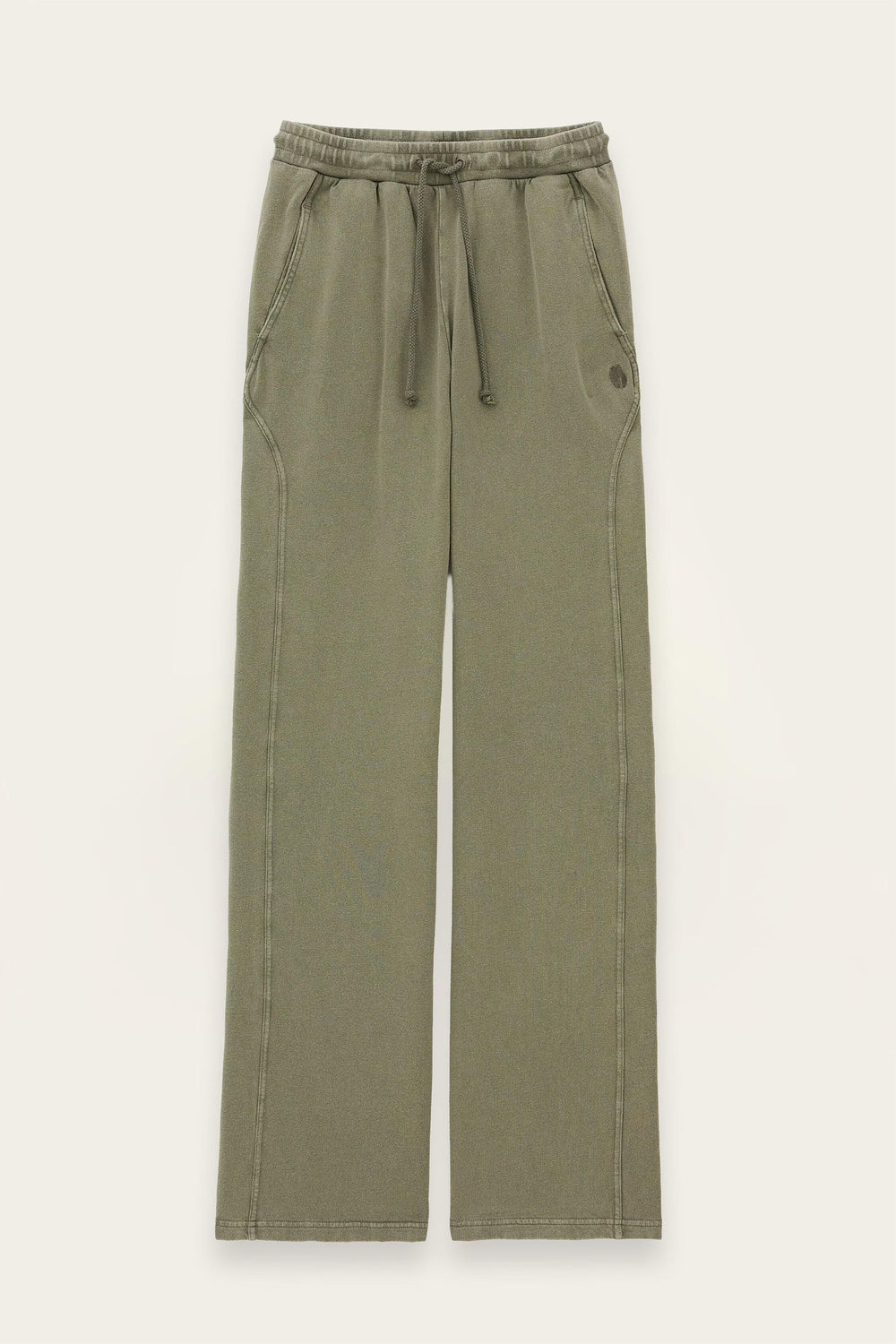 Cotton Wide-Leg Pants Koko Green | ba&sh Clothing