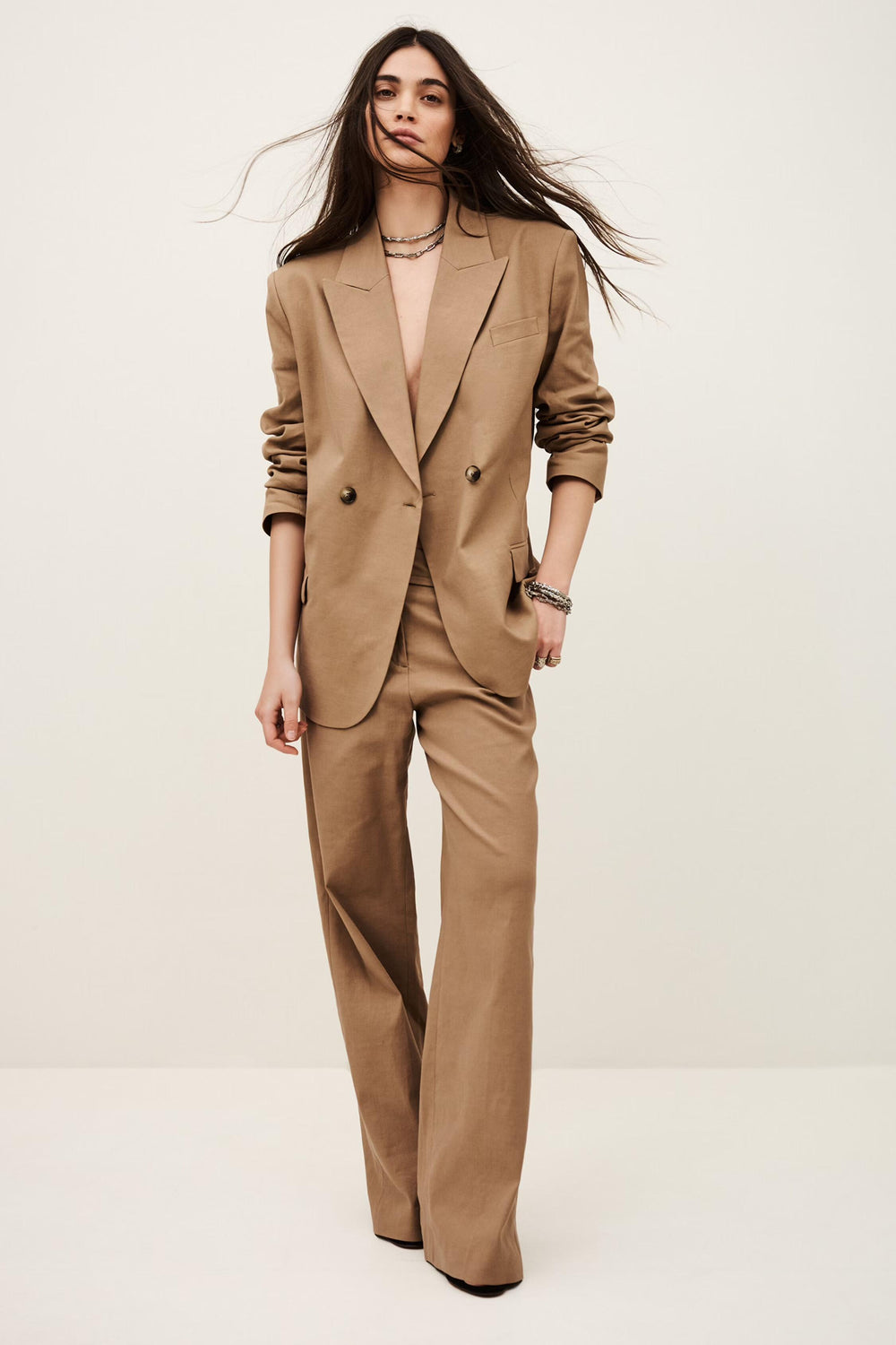 Blazer Jacket Clay Brown | ba&sh Clothing