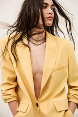 Tailored Jacket Dalena Yellow | ba&sh Clothing