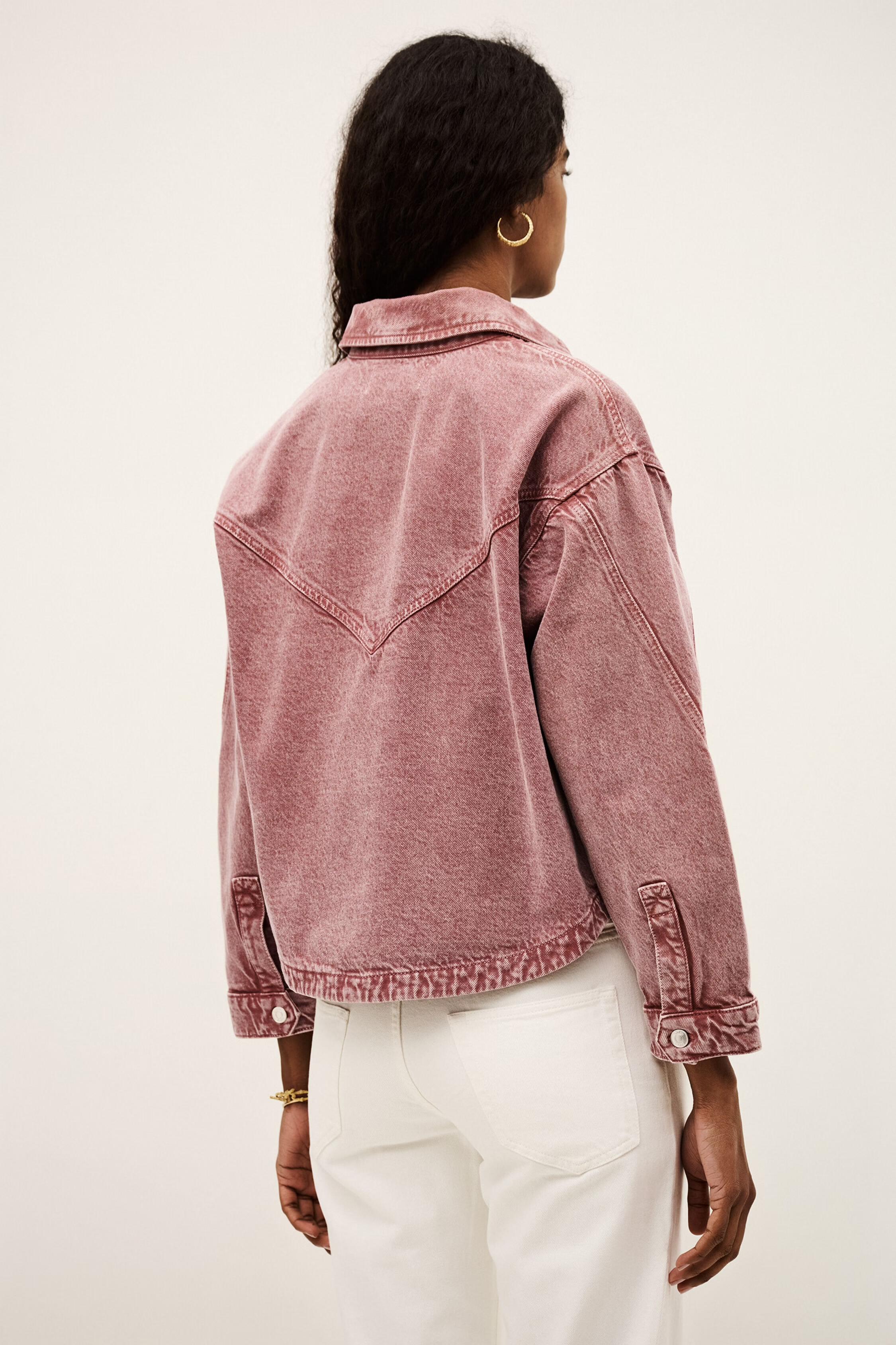 Denim Jacket Runo Pink | ba&sh Clothing