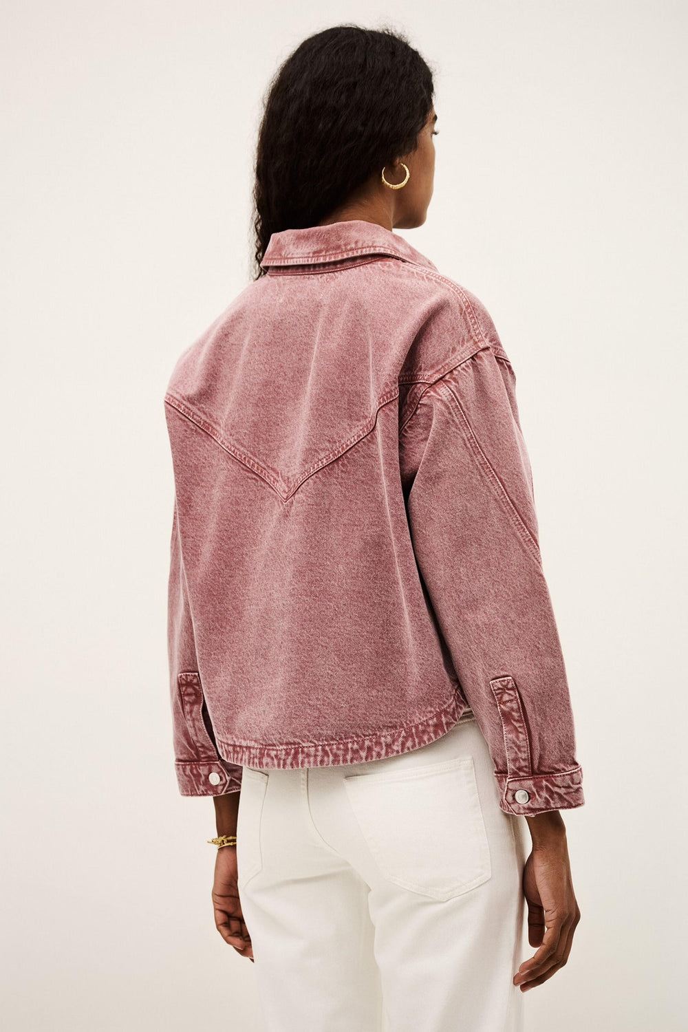 Denim Jacket Runo Pink | ba&sh Clothing