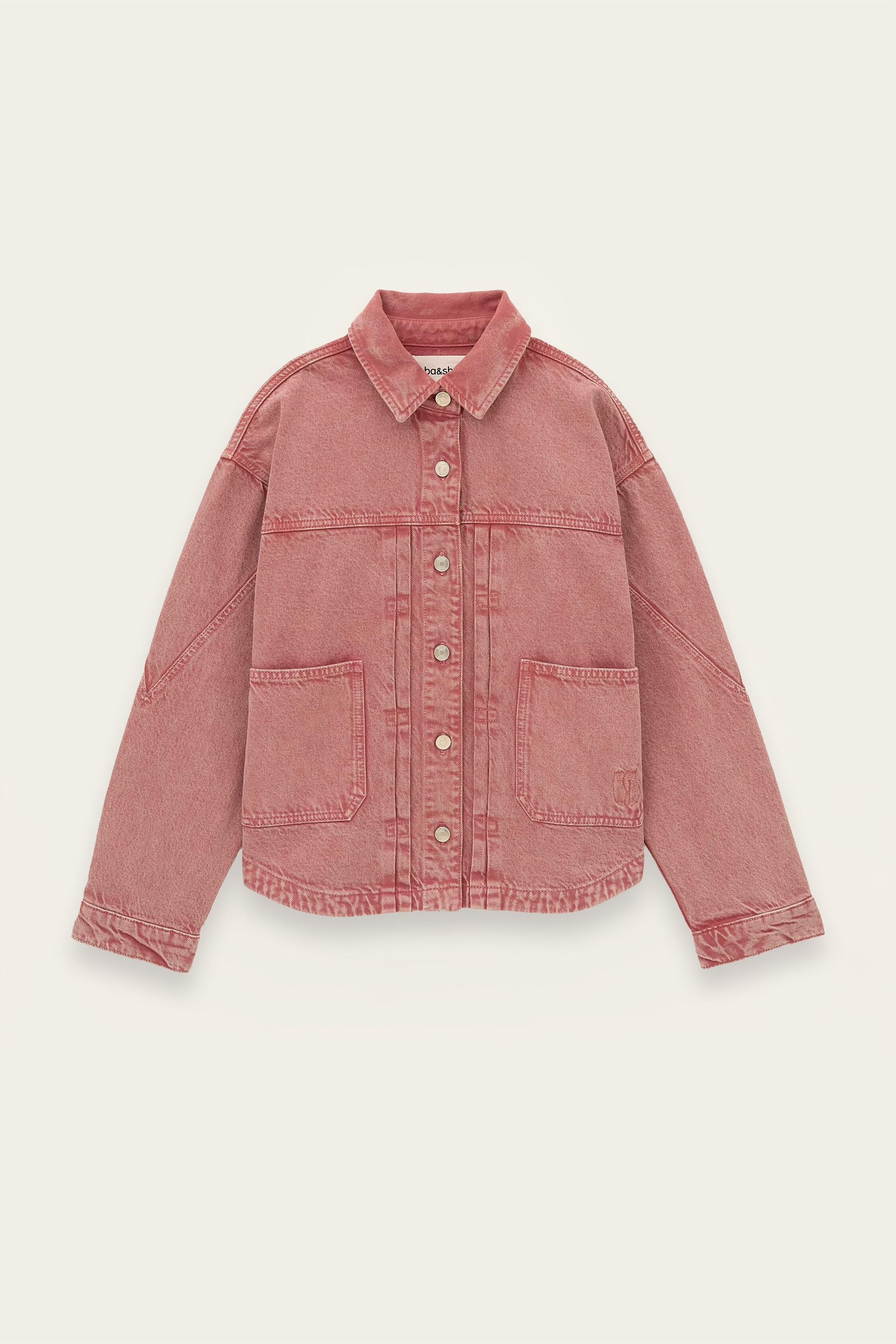 Denim Jacket Runo Pink | ba&sh Clothing