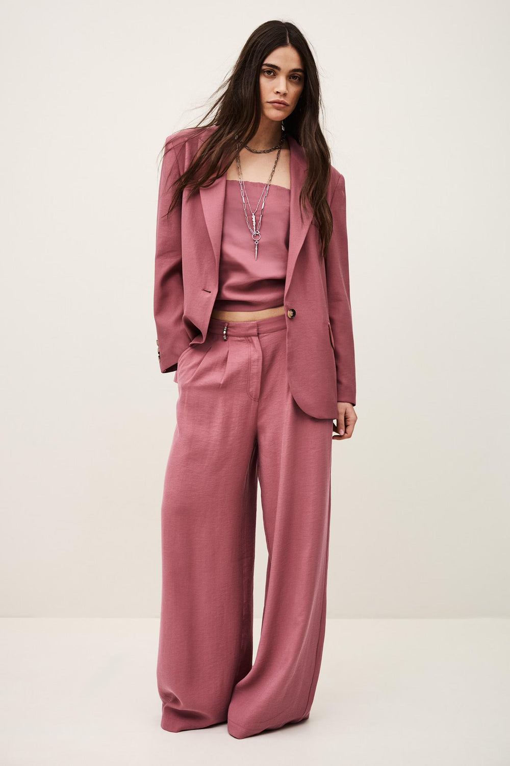 Tailored Jacket Dalena Pink | ba&sh Clothing
