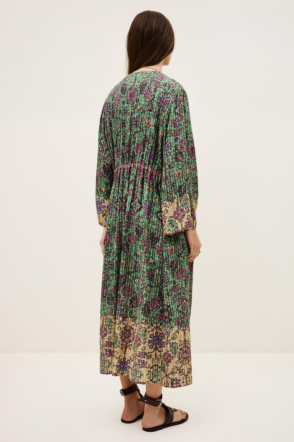 Long Kimono Padrig Green | ba&sh Clothing