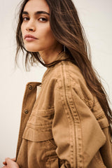 Safari-Style Jacket Coly Brown | ba&sh Clothing