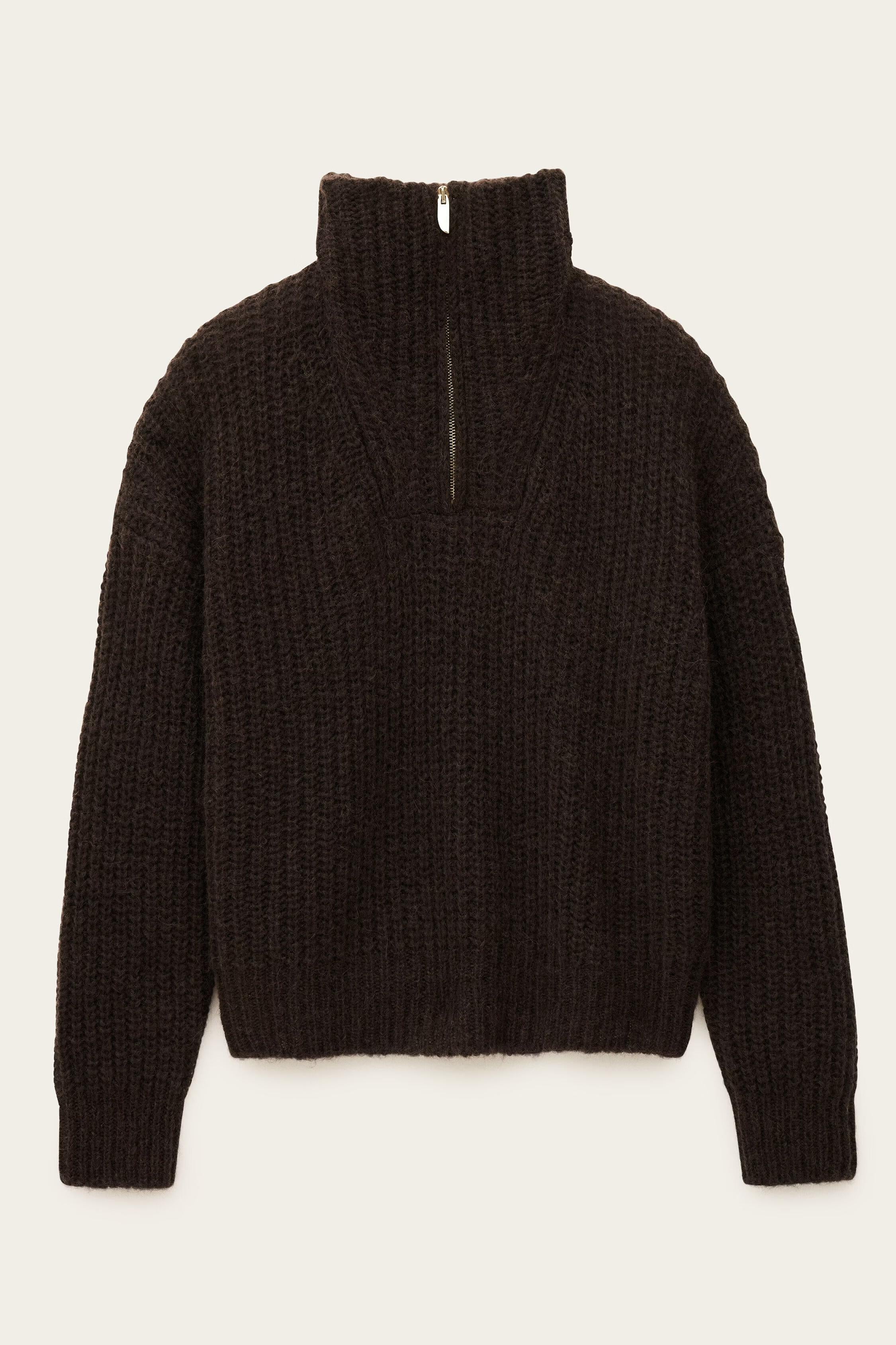 Loose-Fitting Sweater Beltane Brown | ba&sh Clothing