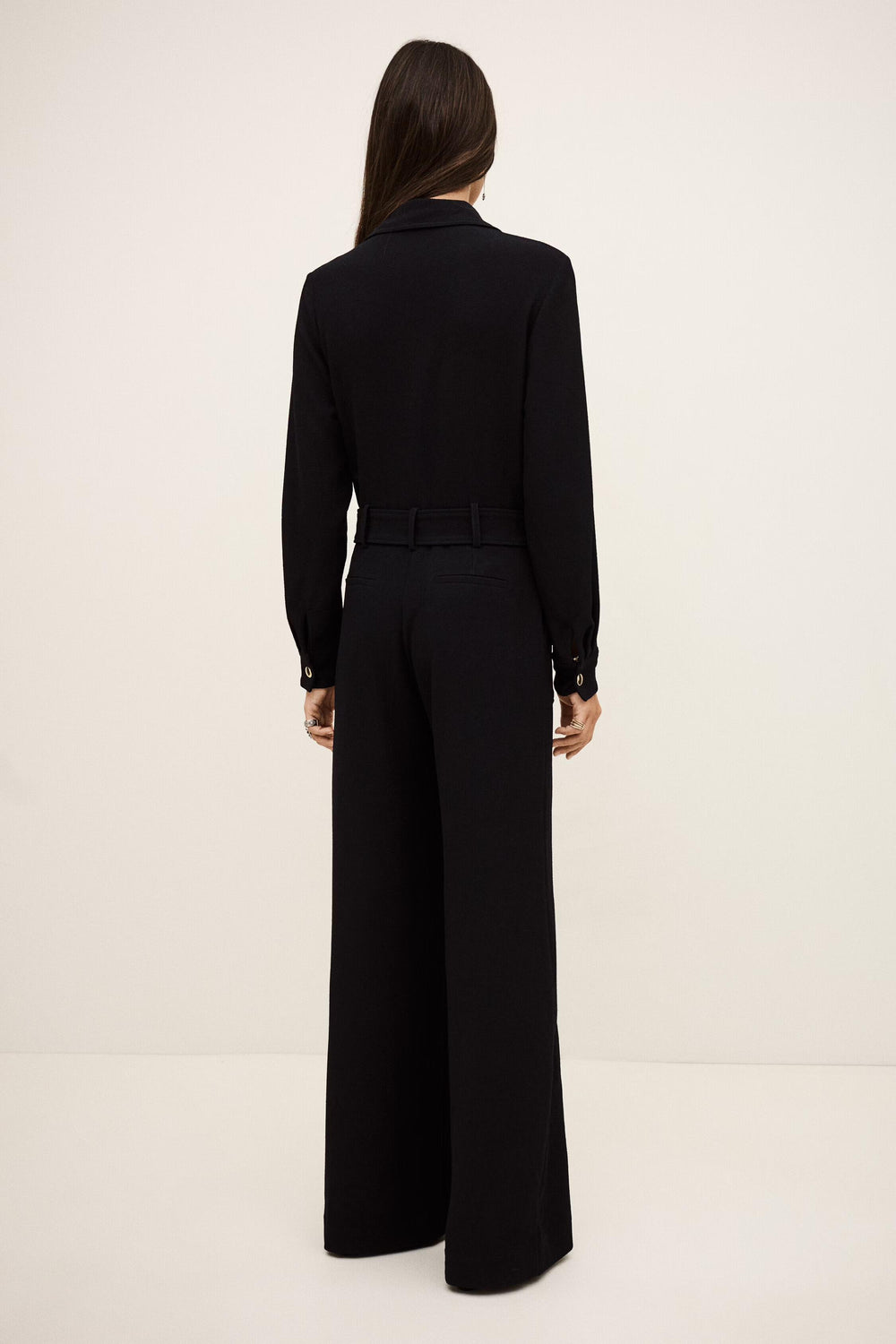 Long-Sleeve Jumpsuit Fleur Blue | ba&sh Clothing
