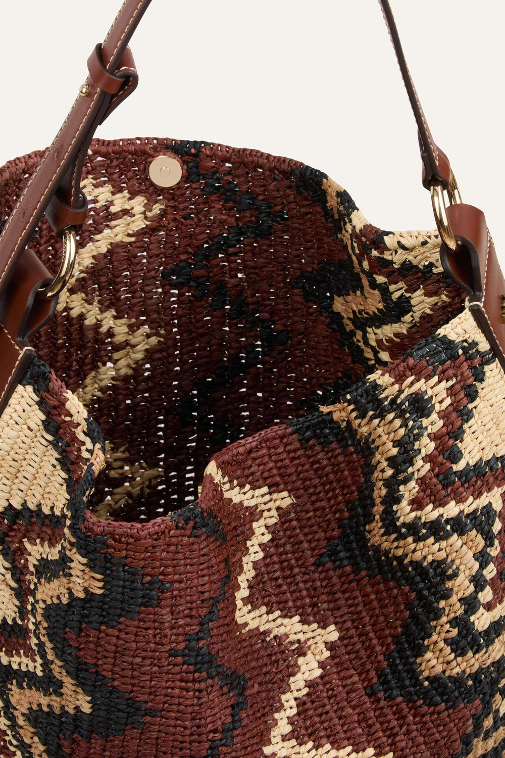 Raffia Hobo Bag Arya Multicolored | ba&sh Shoes & Accessories