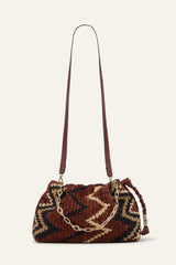 Tribal-Inspired Raffia Clutch June Multicolored | ba&sh Shoes & Accessories