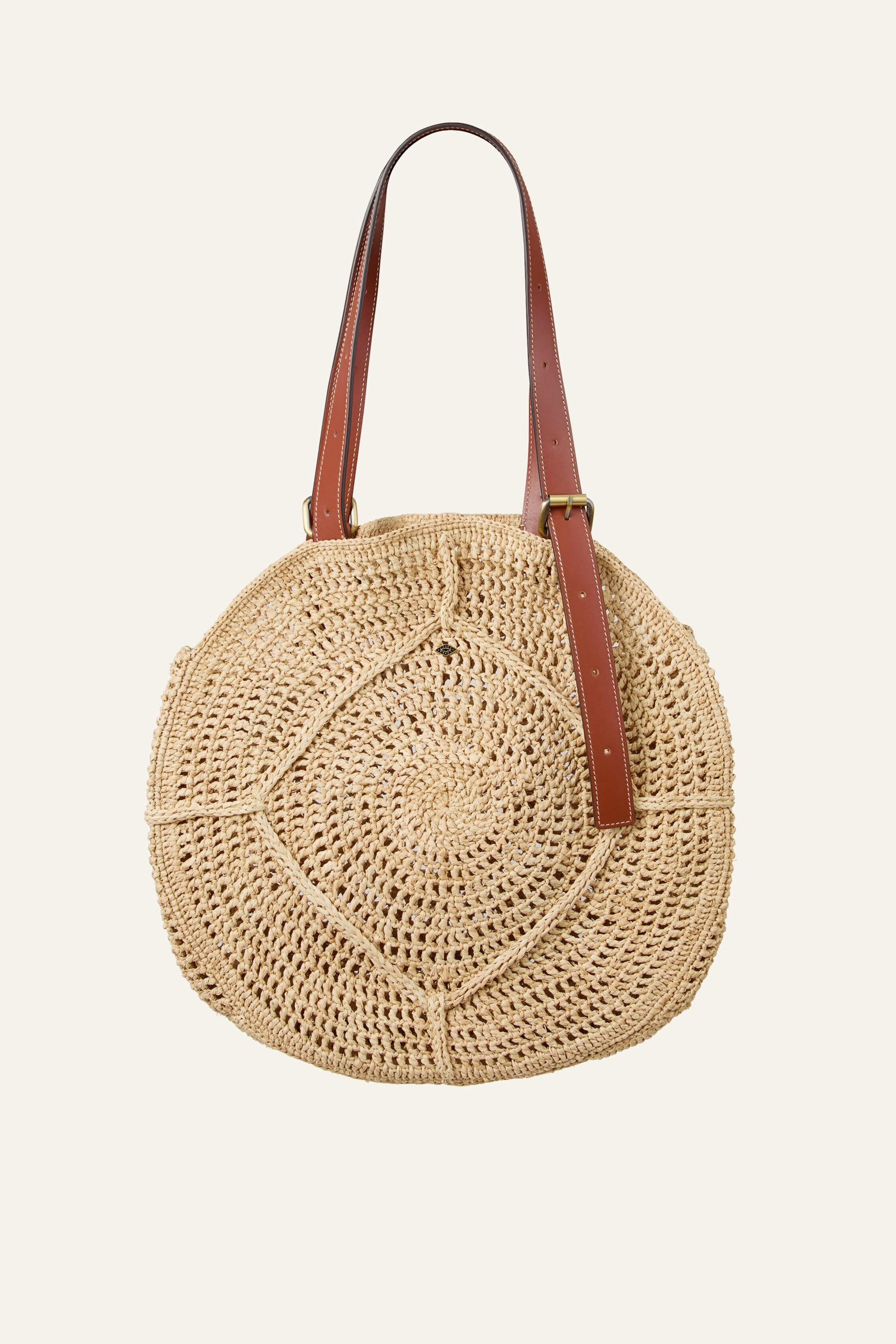 Raffia Straw Bag Palma Natural | ba&sh Shoes & Accessories