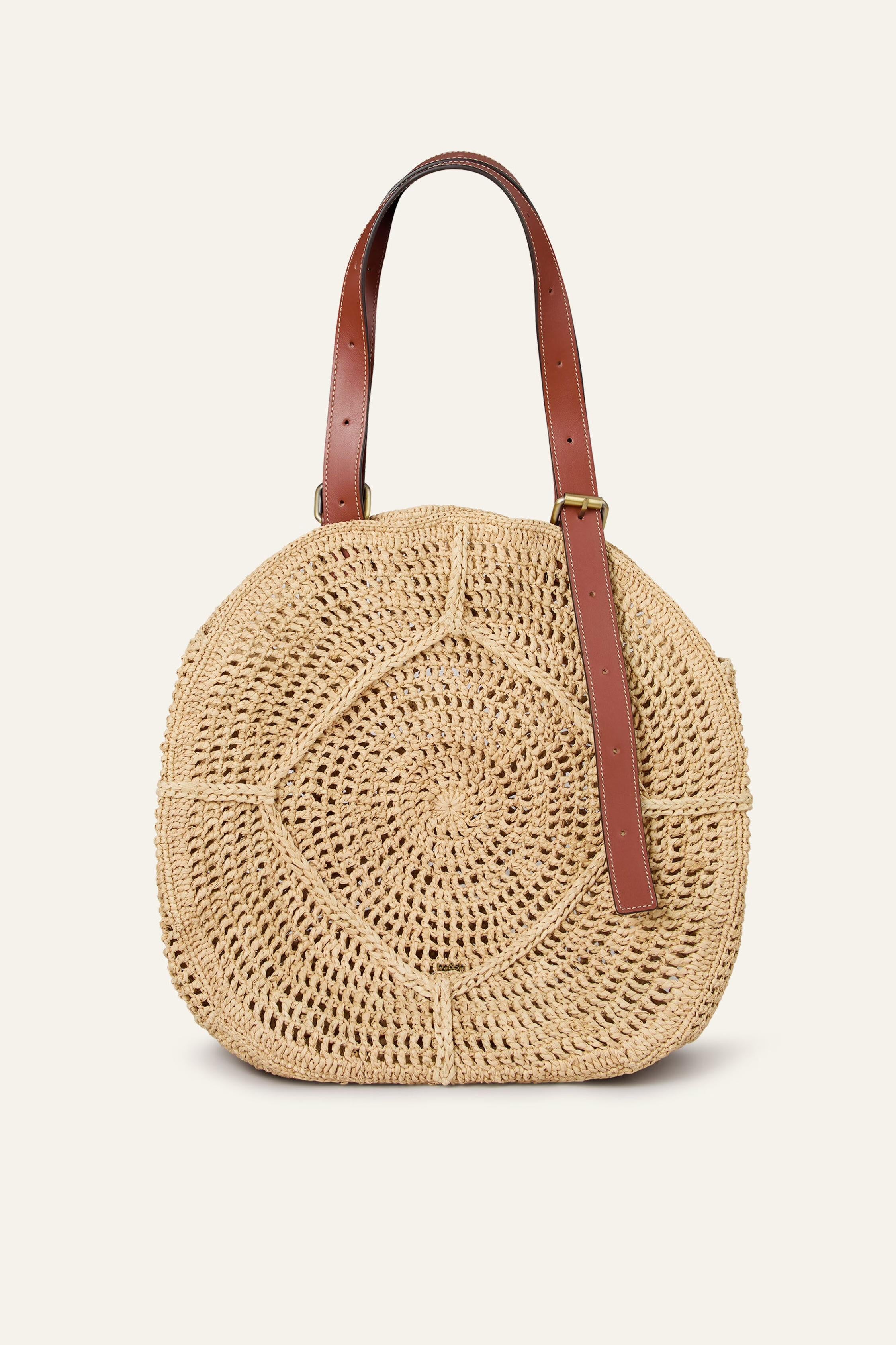 Raffia Straw Bag Palma Natural | ba&sh Shoes & Accessories