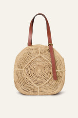 Raffia Straw Bag Palma Natural | ba&sh Shoes & Accessories