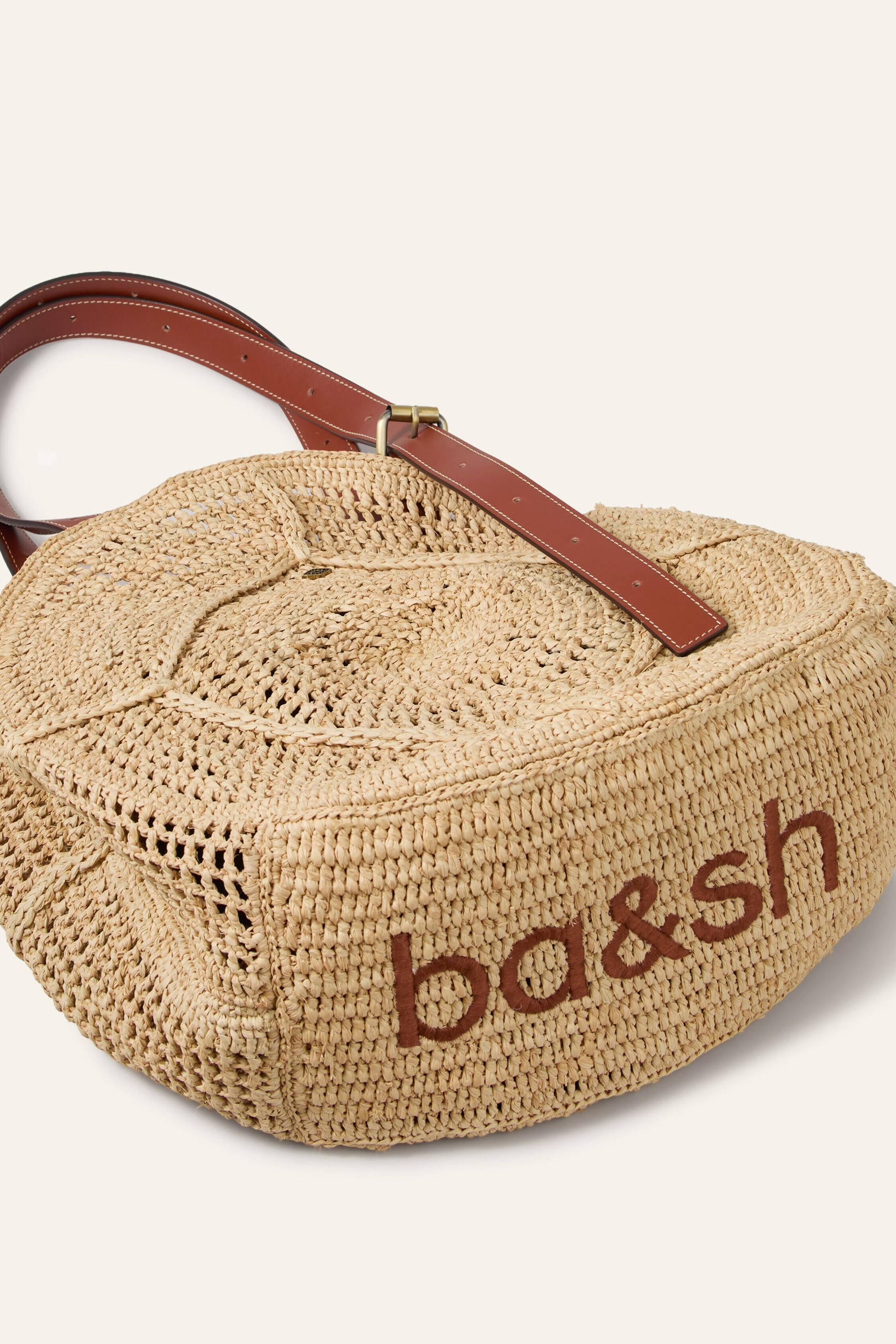 Raffia Straw Bag Palma Natural | ba&sh Shoes & Accessories