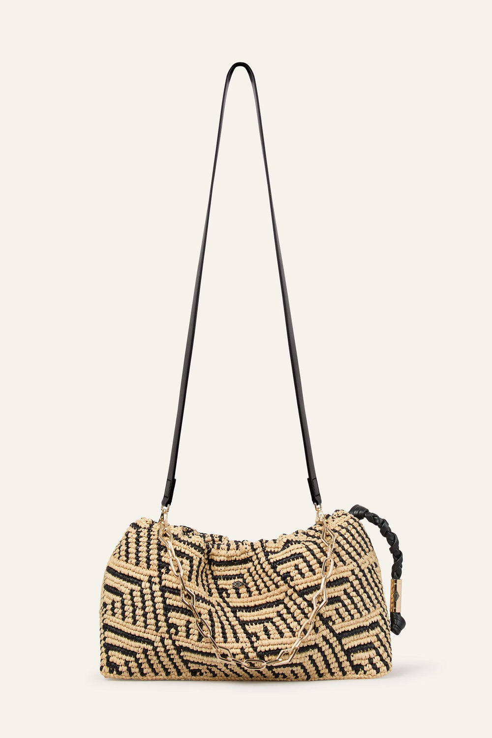 Raffia Bag June Black | ba&sh Shoes & Accessories