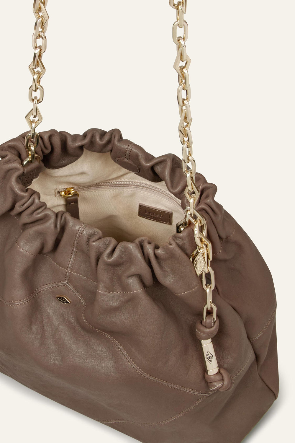 Leather Bag June Gray | ba&sh Shoes & Accessories