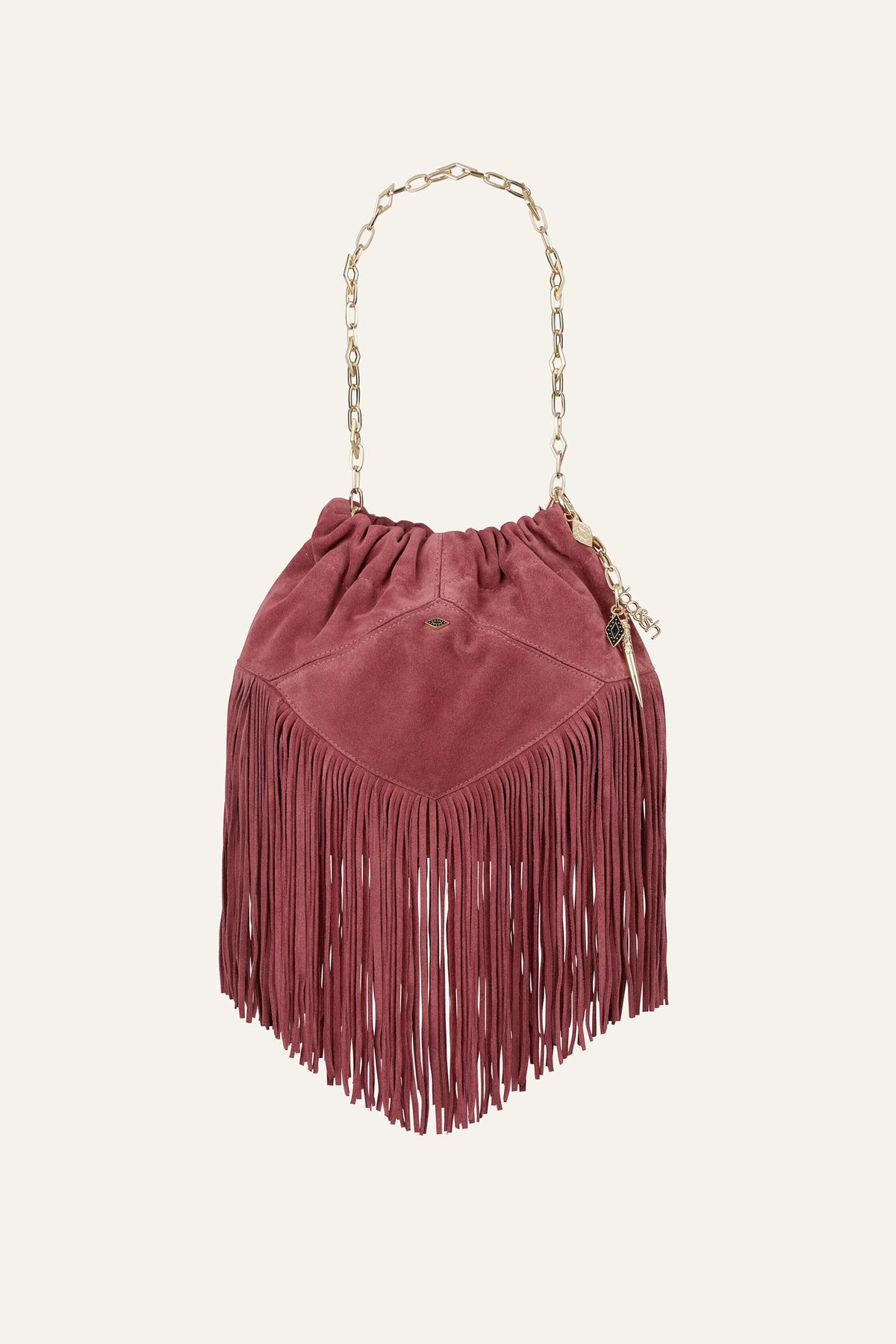 Mini Suede Bag June Pink | ba&sh Shoes & Accessories