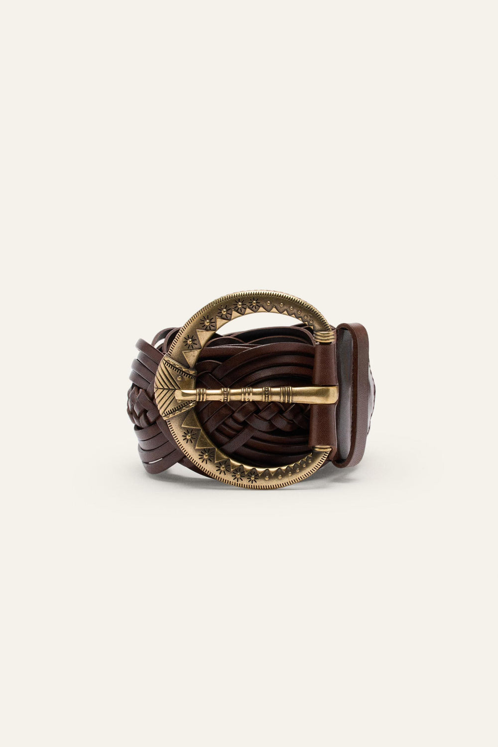 Wide Braided Belt Brew Brown | ba&sh Shoes & Accessories