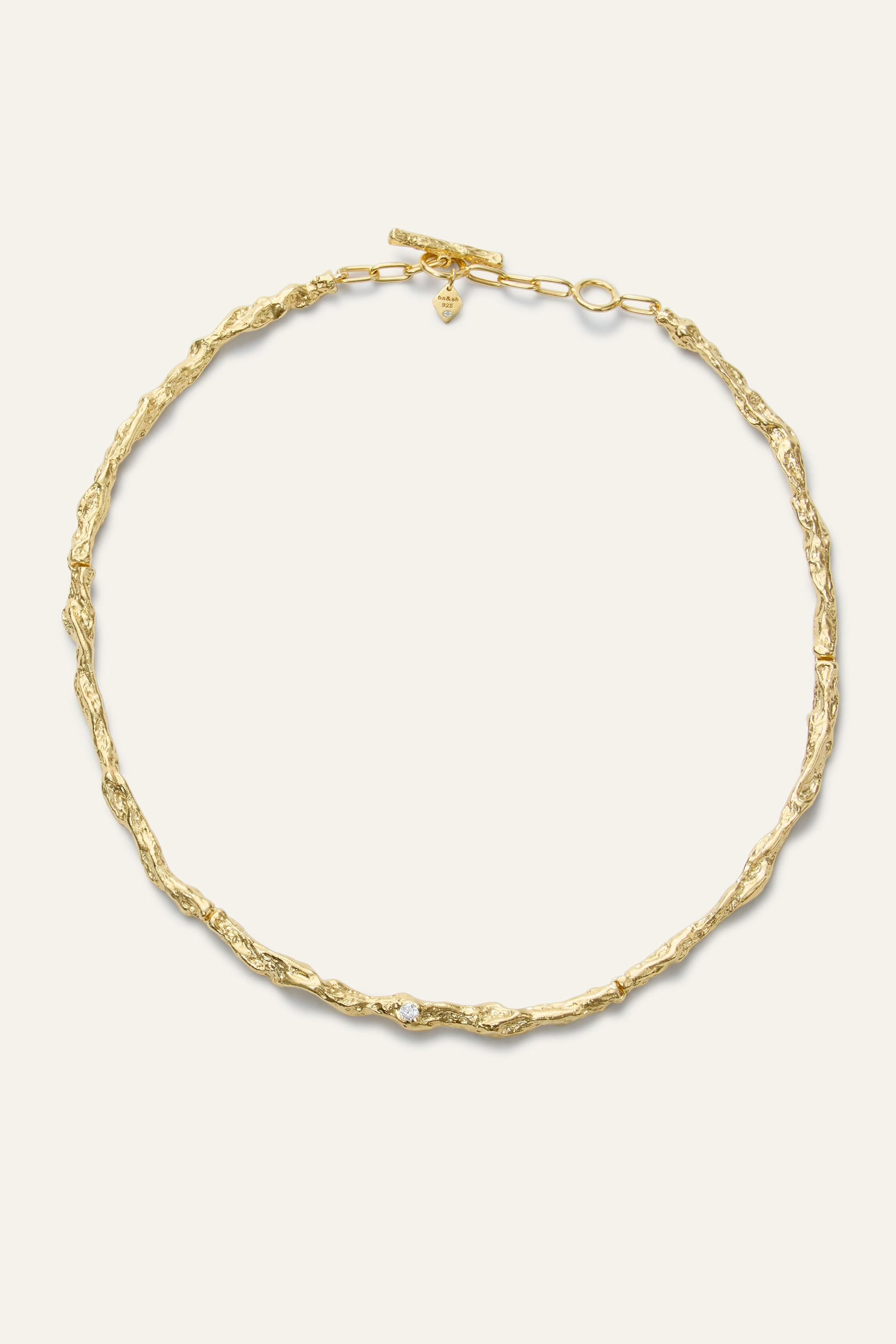 Zircon Chain Necklace Wendy Gold | ba&sh Shoes & Accessories