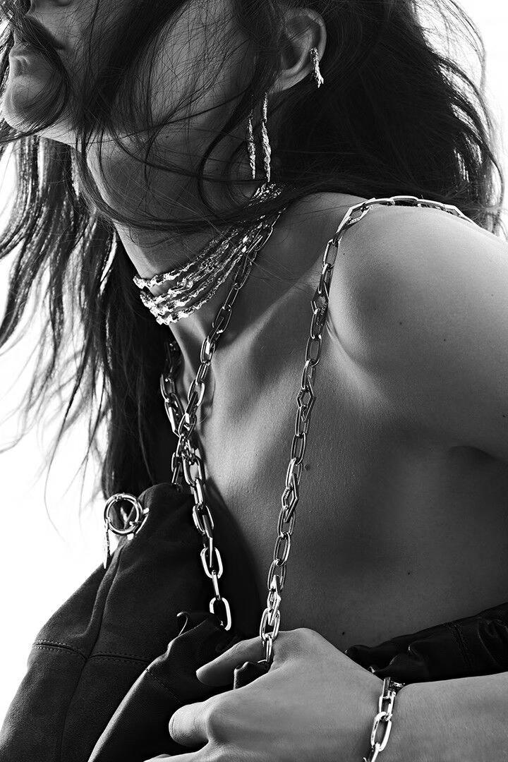 Zircon Chain Necklace Wendy Gold | ba&sh Shoes & Accessories