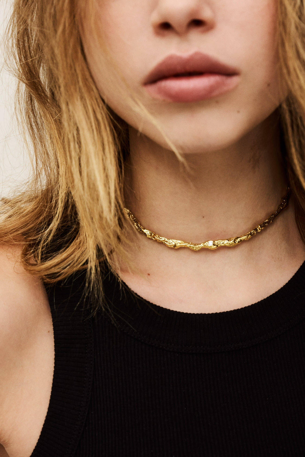 Zircon Chain Necklace Wendy Gold | ba&sh Shoes & Accessories