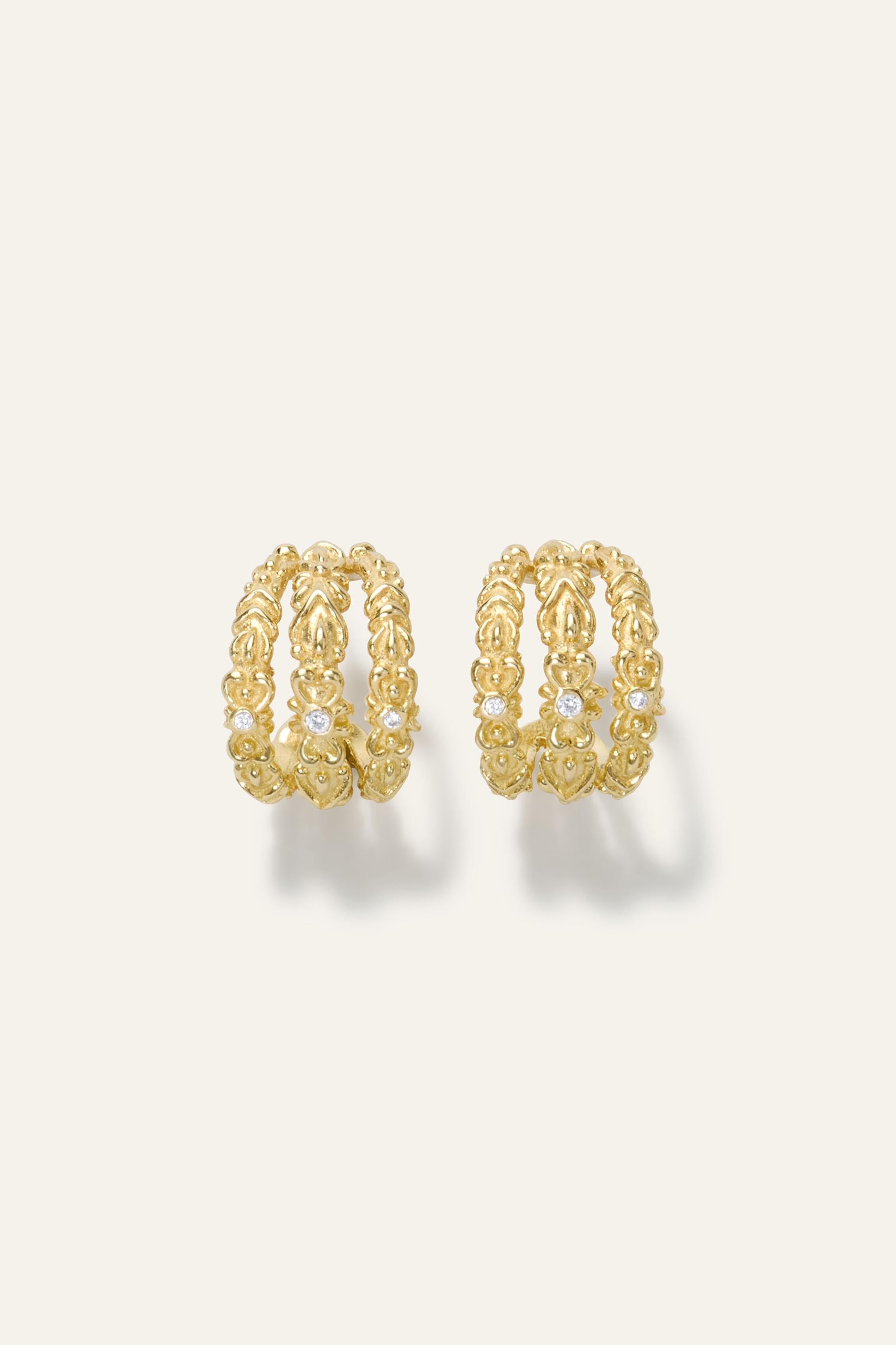 Zircon Earrings Perrine Gold | ba&sh Shoes & Accessories