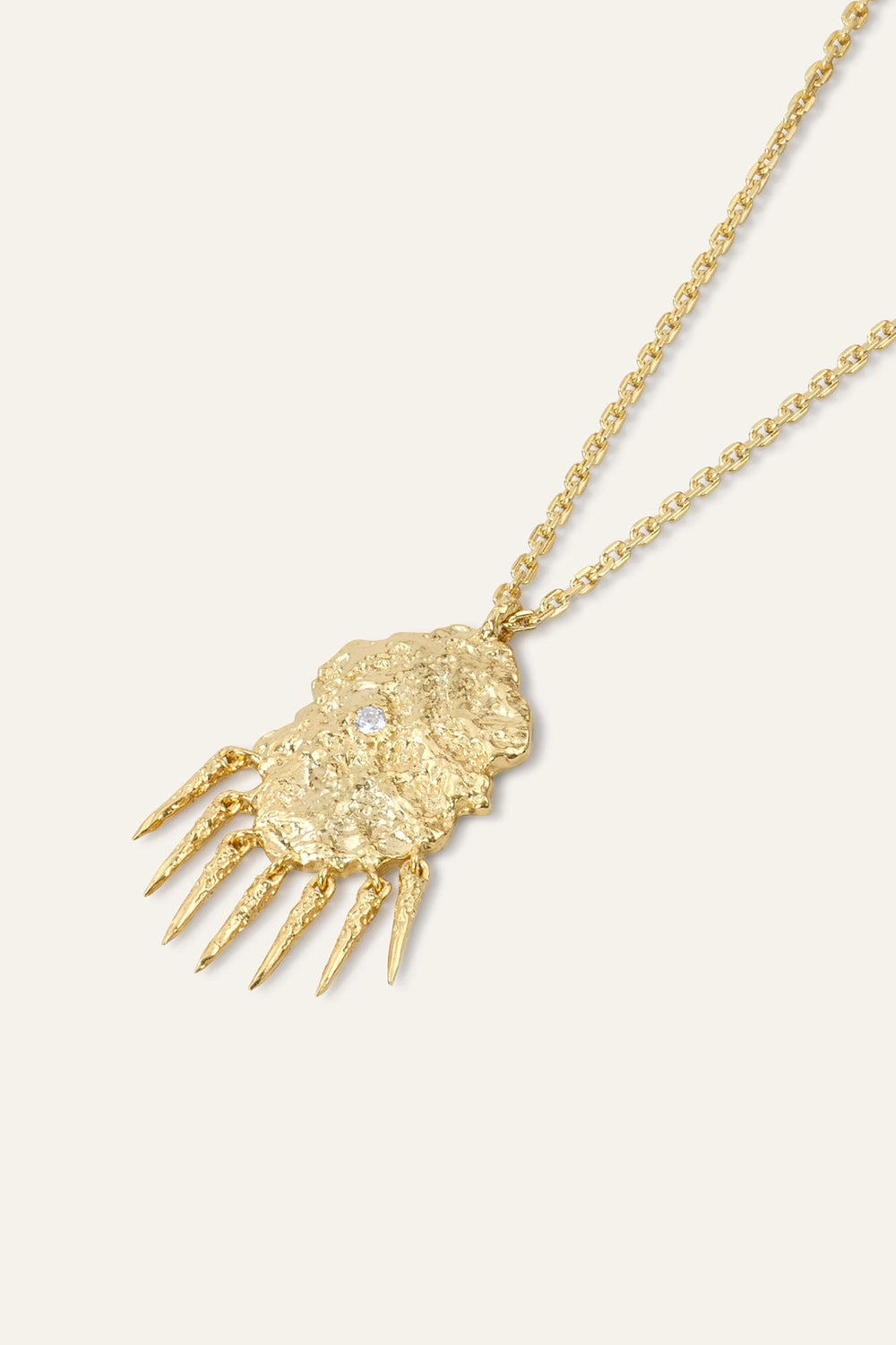 Zircon Pendant Necklace Anouchka Gold | ba&sh Shoes & Accessories