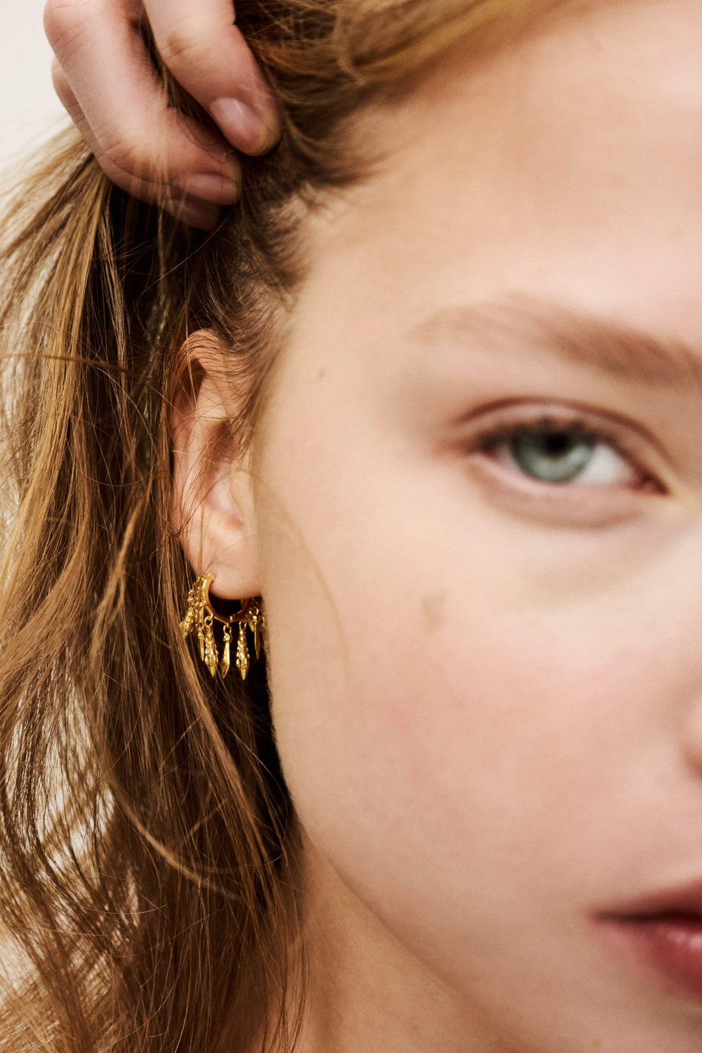 Hoop Earring Mina Gold | ba&sh Shoes & Accessories