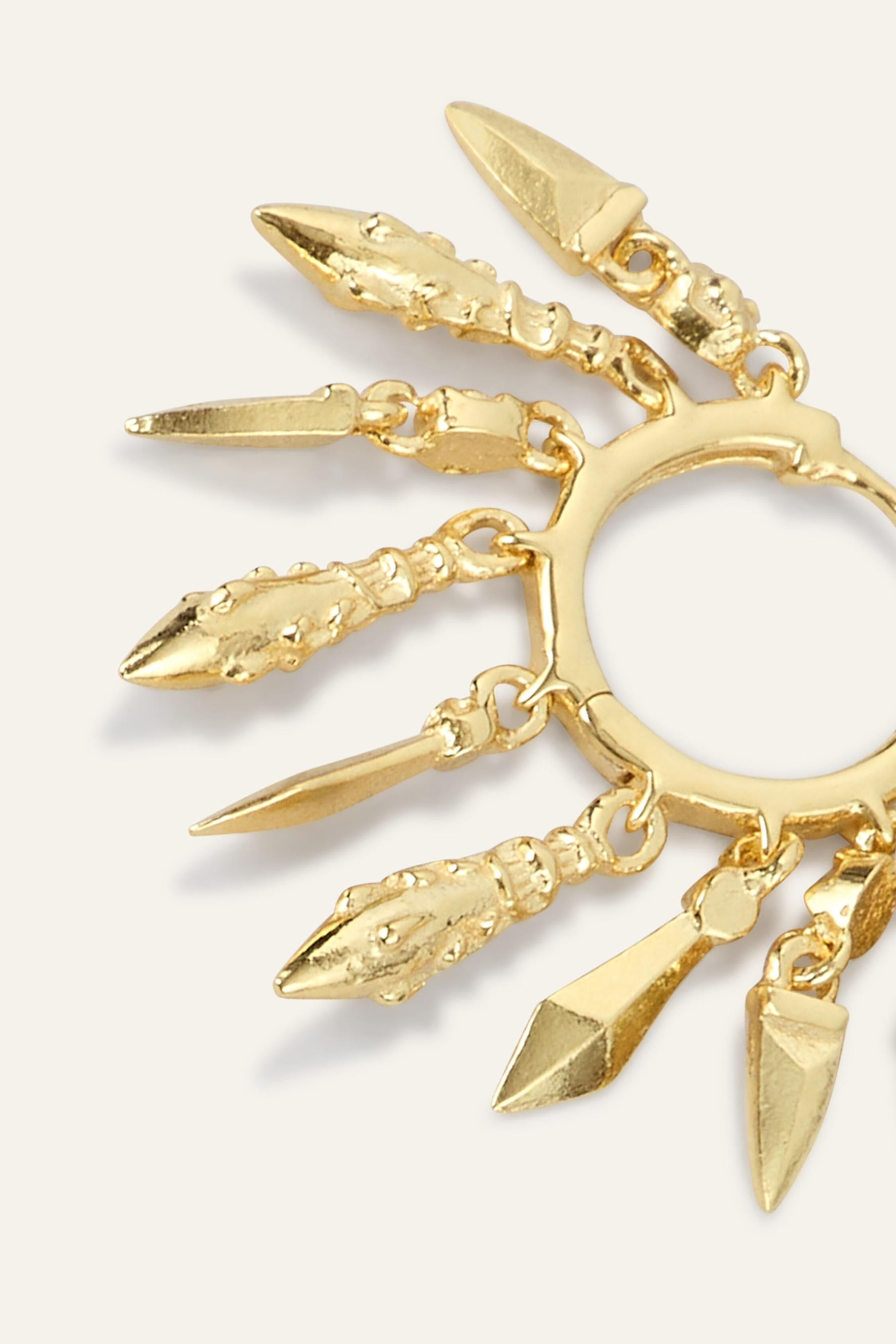 Hoop Earring Mina Gold | ba&sh Shoes & Accessories